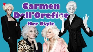 Carmen Dell'Orefice: Key Fashion Items