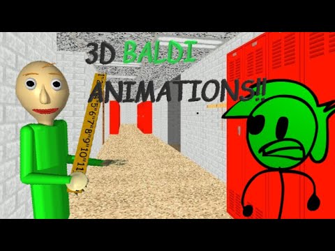 Aminations 3d Baldi Animations Anim8or Youtube