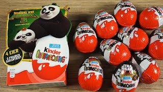 Kung Fu Panda & Star Wars Kinder Surprise Eggs