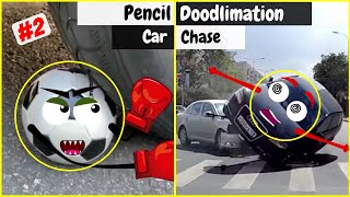 Police Car Chase | Doodles| #PencilDoodlimation