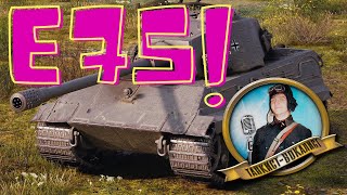 ✔E75 - в поисках боя на 8к+ дажки / world of tanks