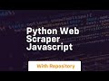 python web scraper javascript