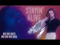 Stayin' Alive, performed by a vampire | Bee Dee Gee's Hee Bee Bee Gees