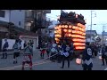 旧常滑地区祭礼2016（日） 山方字　常山車　00144ボート角