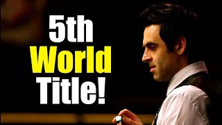 When Ronnie O'Sullivan Won his Fifth World Title!