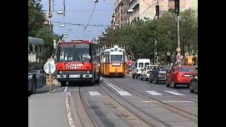 2002.05.13. A régi Bartók Béla út végnapjai az átépítés előtt (Tétényi út- Szent Gellért tér között)