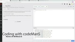 Codewars 8 kyu Name on Billboard JavaScript