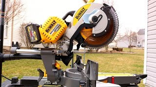 DEWALT FLEXVOLT MITER SAW REVIEW! Putting the Sexy Flexy 12