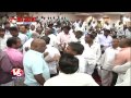 ration dealers clash at telangana state ration dealers meet teenmaar news 30 04 2015