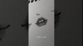 Drawing lips EASY to LEGEND✏️ #drawing #tutorial #howtodraw #sketch #art #shorts