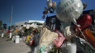 Charlie Kirk supporters leave flowers and candles at Turning Point USA headquarters