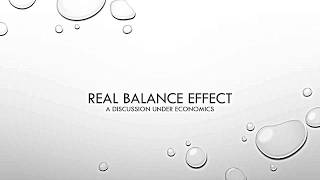 Real balance effect