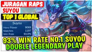 93% Win Rate No.1 Suyou, JURAGAN RAPS Double Legendary Play [ Top 1 Global Suyou ] nd42ef9998 - MLBB