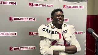 Jah-Marien Latham media session Alabama football | Missouri week