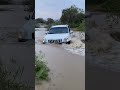 toyota land cruiser prado crossing deep water 👌🏼