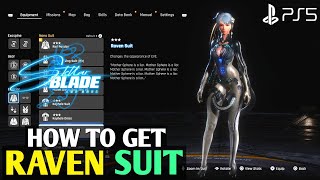 How to Get Raven Suit STELLAR BLADE Reven Suit | Stellar Blade Outfits | Stellar Blade NG+ Costumes