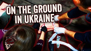 Ukrainian Civilians Train in Combat First Aid