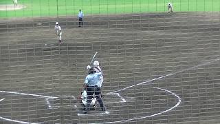 2017　秋　高校野球　福岡大会　久留米学園　奥泉選手逆転タイムリー