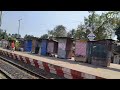 hb habra railway station 4k video west bengal eastern railway bangaon local train announcement