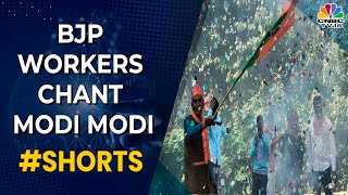 Gujarat Elections 2022: BJP Workers Chant Modi Modi At Surat Office | #shorts | CNBC-TV18