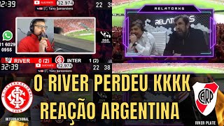 CHORA ARGENTINA KKKK Internacional 2x1 River, Disputa De Pênaltis