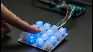 Adafruit Trellis - Open source backlight keypad driver system