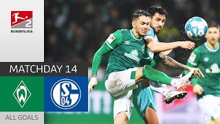 Late Drama in Bremen | SV Werder Bremen - FC Schalke 04 1-1 | All Goals | Matchday 14 – Bundesliga 2