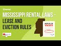 Mississippi Rental Laws Lease and Eviction Rules