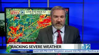 4-12-2020 WHLT Hattiesburg Tornado Coverage