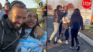1st Day Out: French Montana Greets Max B After He's Released From 16 Year Prison Bid! 🙏🏾
