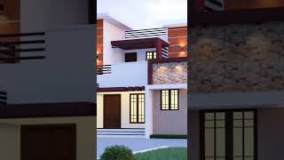 Kerala Contemporary House        Area : 1600 sqft