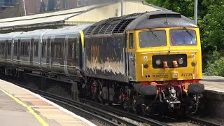 47739 + SWR 'Arterio' 701005 Unit Drag @ Basingstoke - 27/5/21