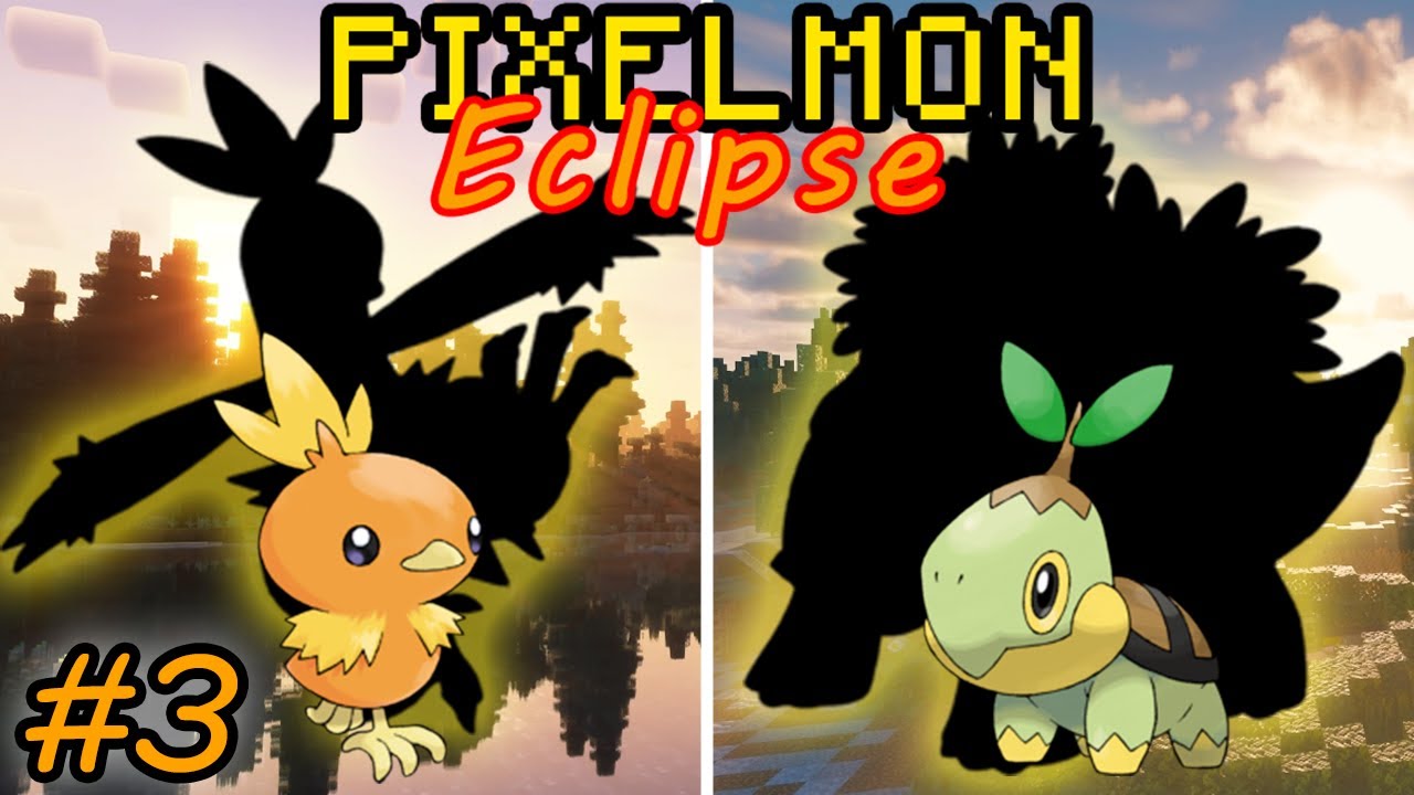 Turtwig And Torchic Evolve Pixelmon Eclipse EP3 - YouTube