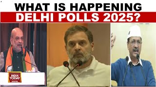 Delhi Election 2025: BJP's Delhi Roadshow, AAP-Congress Clash, And Election Tensions Escalate