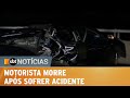 Após parar para consertar veículo, motorista sofre acidente e morre em SP | SBT Notícias (21/01/22)