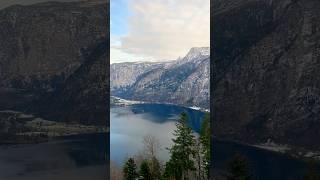 Hallstatt’s Scenic Overlook |Top View Adventure #hallstatt #travel #trending #snow #nature #austria