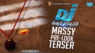 Allu Arjun's Dj Duvvada Jagannadham Massy Pre-Look Poster | Motion Teaser | #DJFLON18th | Fane Made