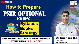 PSIR Optional - Syllabus & Books | PSIR Optional Strategy | PSIR Optional Syllabus - UPSC