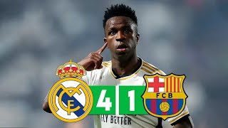 Суперкубок Испании 2024 / Хет Трик Винисисуса / Реал Мадрид Барселона 4 - 1 Обзор Матча и ВСЕ ГОЛЫ