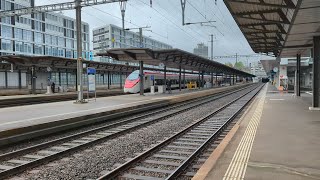 Der Bahnhof Aarau mit dem Einzigen Gleis 0 in der Ganzen Schweiz