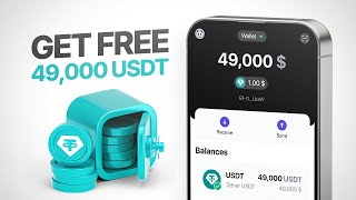 چگونه در سال 2024 49 هزار USDT (Tether) رایگان دریافت کردم | راهنمای گام به گام کسب درآمد نهایی 🚀