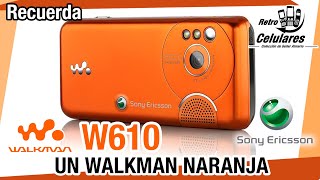 Remember SONY ERICSSON W610 a WALKMAN ORANGE Retro Cell Phones