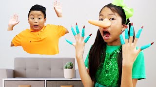 Wendy Pretend Play with Magic Wand Toy | Kids Learn to Not Tell Lies | Children Stories