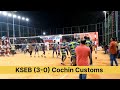 fire final🔥kseb vs cochin customs🔥 set 3 most creative teamwork actions in volleyball volleyball