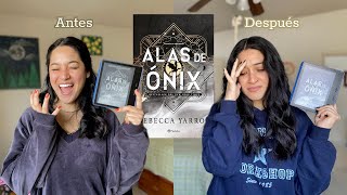 Mi experiencia como editora leyendo Alas de ónix | Vlog de lectura