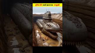 दुनिया की सबसे खतरनाक Submarine video || Ohio and typhoon class Submarine #youtubeshorts #shorts