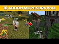 10 ADDON MCPE TERBAIK UNTUK SURVIVAL MINECRAFT 1.20/1.21