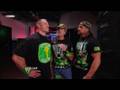 John Cena and DX talk backstage