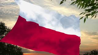Poland - Flag and Anthem - Red World