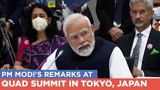PM Modi's remarks at Quad Summit in Tokyo, Japan